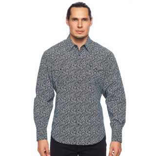 Rodeo Men's Western Print Long Sleeve