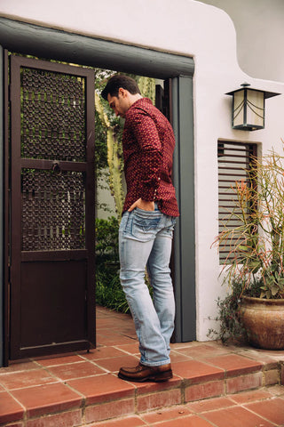 Platini Holt Men's Light Blue Boot Cut Jeans