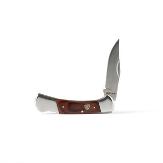 Ariat Wood Smooth Blade Large Folding Knife