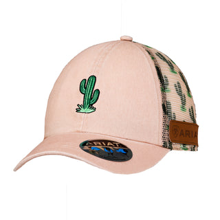 Ariat Girls Pink Cactus Cap
