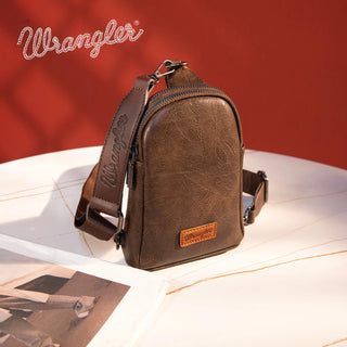 Wrangler Sling Bag/Crossbody/Chest Bag - Coffee
