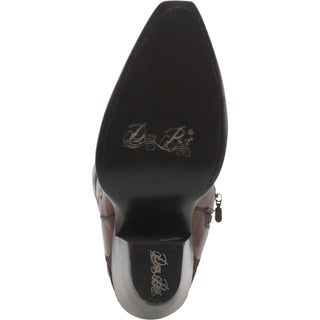 Dan Post Women's Seductress Leather Snip Toe Fashion Boot - Chestnut