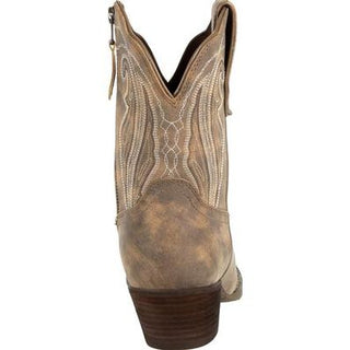 Crush by Durango Women's Distressed Shortie Western Boot