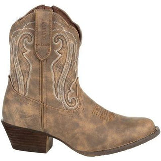 Crush by Durango Women's Distressed Shortie Western Boot