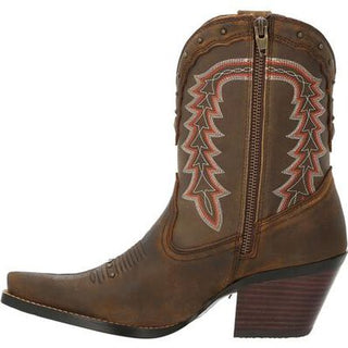 Crush by Durango Women's Roasted Pecan Western Bootie