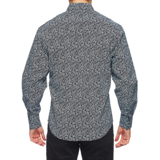 Rodeo Men's Western Print Long Sleeve
