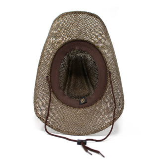 Ladies Light Brown Urban Country Hat with Adjustable Neck Tie