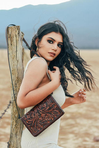 Greta Cross Body Bag - Café