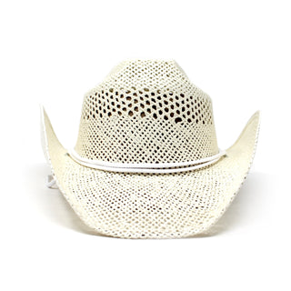 Ladies Urban White Country Hat with Adjustable Neck Tie