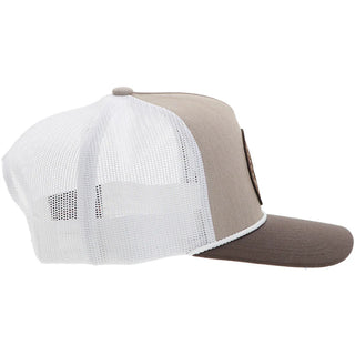 "Quanah" Hooey Hat Tan/White with Brown/White Circle Patch