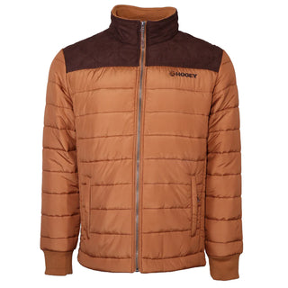 Hooey Puffer Jacket Tan with Brown