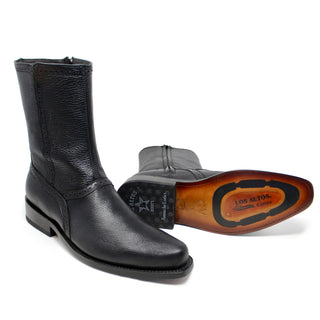 Los Altos Deer Dress Boot - Black