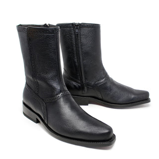 Los Altos Deer Dress Boot - Black