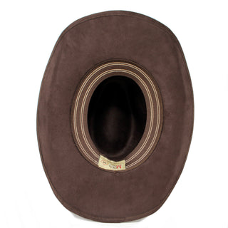 Charlie Vaquero Moksman Suede Hat - Café