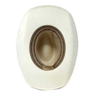 Charlie Vaquero Moksman Suede Hat - Hueso