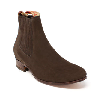 Artillero Tejano Botin Charro Ankle Boot- Café