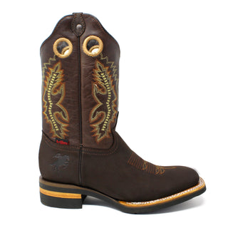 Artillero Square Toe Cowboy Boot- Brown