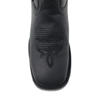 Bandoleros Black Squared Toe Cowgirl Boots