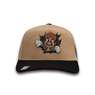 Super Chapo Bros Bigg Boss Cap - Beige