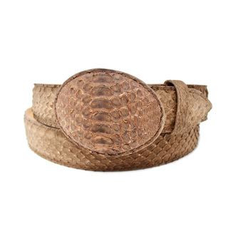 Ranchers Antique Saddle Python Belt