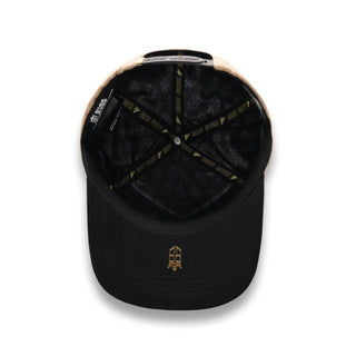 Inside view of LA Cowboy Hat Snapback showing black interior with Bigg Boss branding.