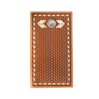 Nocona Men's Lace Concho Rodeo Wallet