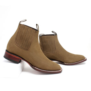 Los Altos Men's Square Toe Ankle Boots