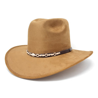 Charlie Moksman Suede Hat - Almond
