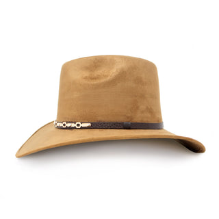 Charlie Moksman Suede Hat - Almond