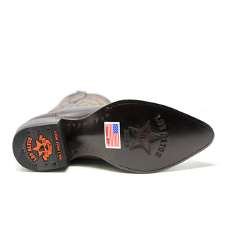 Los Altos Goat J Toe Cowboy Boot - Brown
