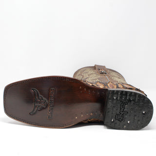 Ranchers Charuto Pirarucu Rodeo Toe Cowboy Boots