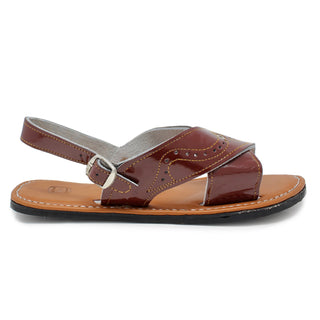 "Hernando" Men's Cruzado Huaraches - Brown