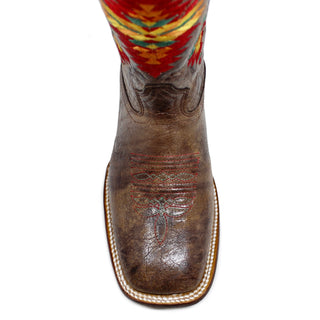 Artillero Azteca Square Toe Cowgirl Boot