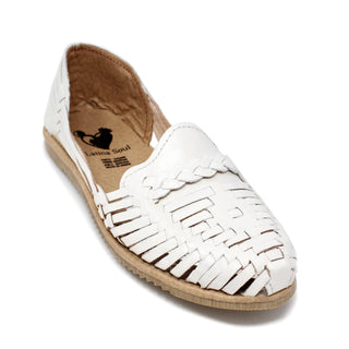 "Coco" Women's Classic Huaraches - White
