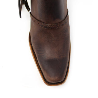 Artillero Fringe Bootie- Brown