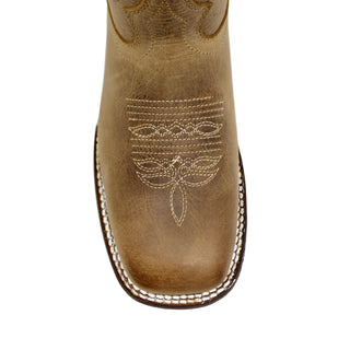 Artillero Square Toe Cowgirl Boot- Desert Tan