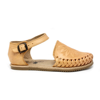 "Alba" Women's Sunflower Huaraches - Natural