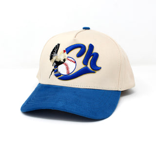 Charros de Jalisco Rooster Hat - Cream/Blue