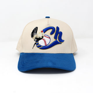 Charros de Jalisco Rooster Hat - Cream/Blue