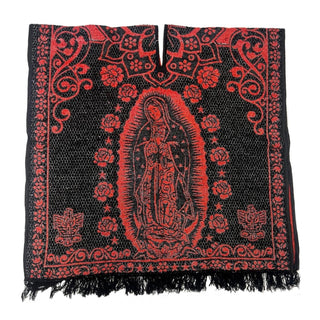 Mexican Poncho/Gabanes Virgen de Guadalupe Design
