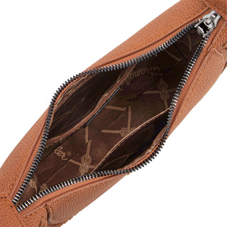 Wrangler Whipstitch Crescent Crossbody - Brown