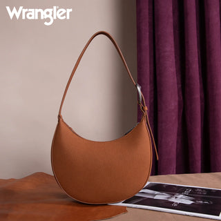 Wrangler Whipstitch Crescent Crossbody - Brown