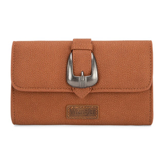Wrangler Buckle Wallet/Shoulder Bag/Crossbody - Brown