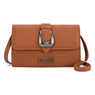 Wrangler Buckle Wallet/Shoulder Bag/Crossbody - Brown