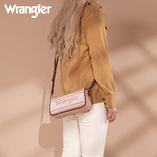 Wrangler Logo Hobo Bag/ Shoulder Bag/Crossbody - Pink
