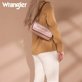 Wrangler Logo Hobo Bag/ Shoulder Bag/Crossbody - Pink