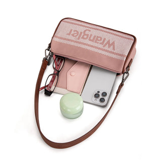 Wrangler Logo Hobo Bag/ Shoulder Bag/Crossbody - Pink