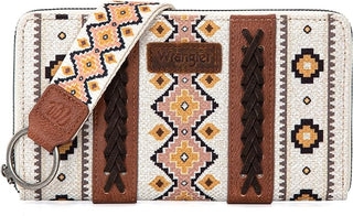 Wrangler Southwestern Wallet - Coffee
