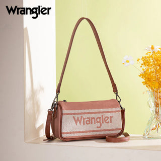 Wrangler Logo Hobo Bag/ Shoulder Bag/Crossbody - Pink