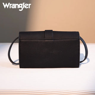 Wrangler Buckle Wallet/Shoulder Bag/Crossbody - Black